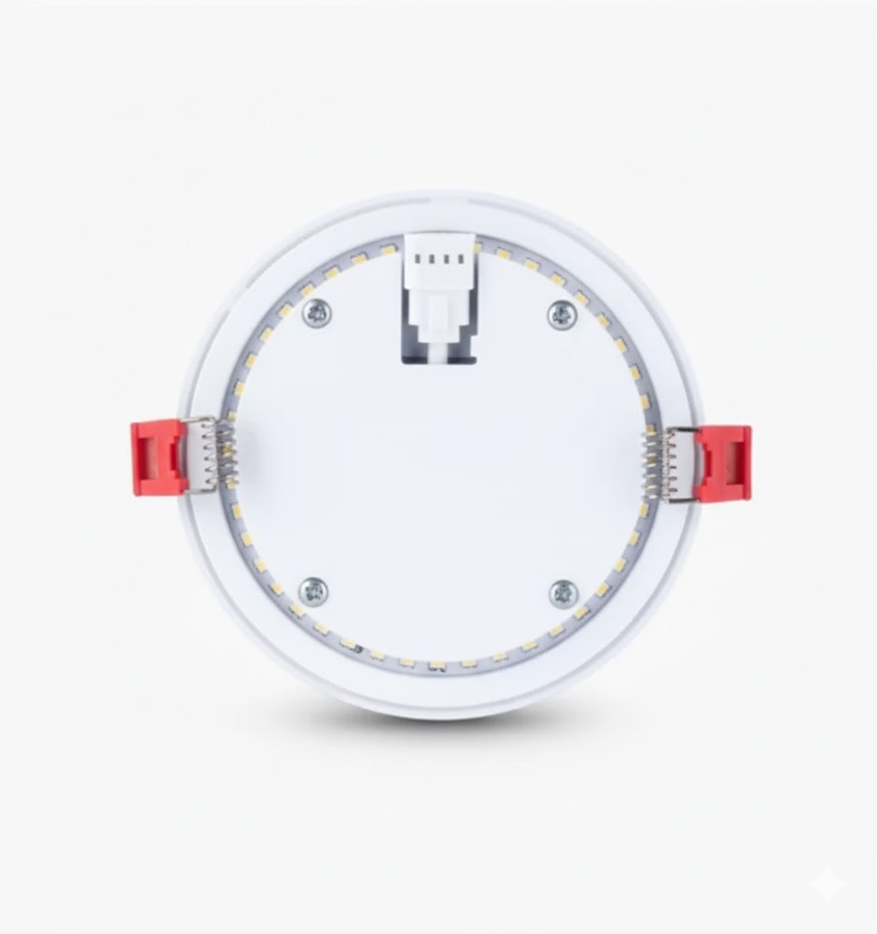 Adjustable White Ultra-Thin Round Recessed Light