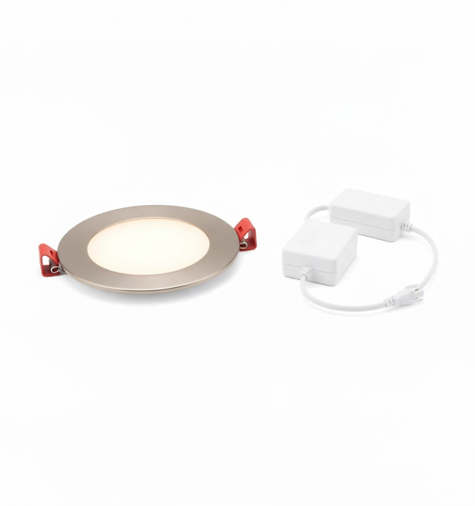 Adjustable White Ultra-Thin Round Recessed Light